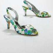 $30 off Floral Print Slingback Peep Toe, Now $19.99